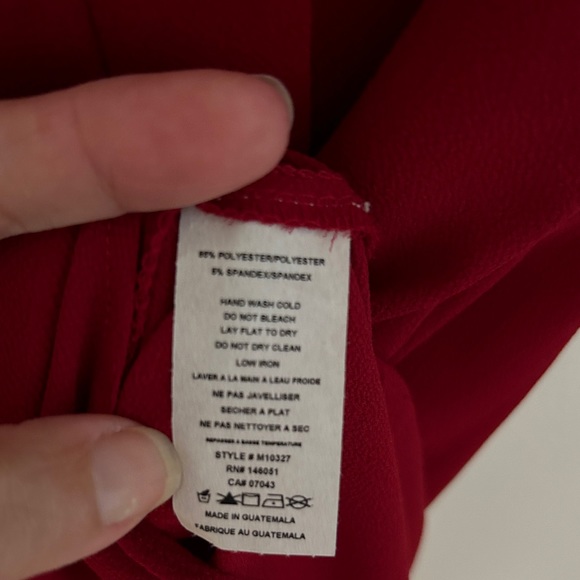 Red blouse - Picture 3 of 3